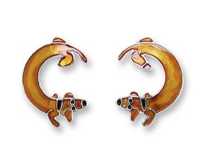 Zarlite Dachshund Post Earrings