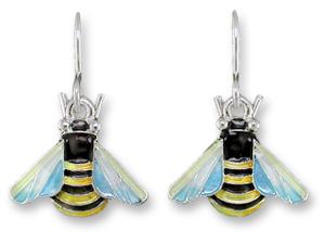 Zarlite Bee Dangle Earrings