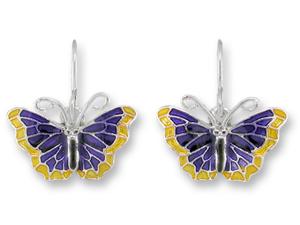 Zarlite Mourning Cloak Earrings