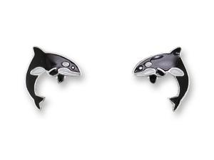 Zarlite Orca Whale Earrings