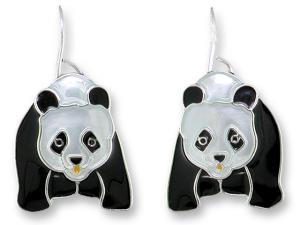 Zarlite Giant Panda Earrings