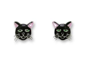 Zarlite Black Cat Earrings