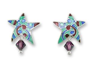 Zarlite Designer Star Earrings