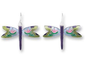 Zarlite Dragonfly Montage Earrings