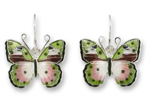 Zarlite African Pink Forester Earrings