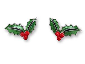 Christmas Holly Earrings