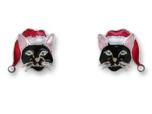 Holiday Cat Earrings